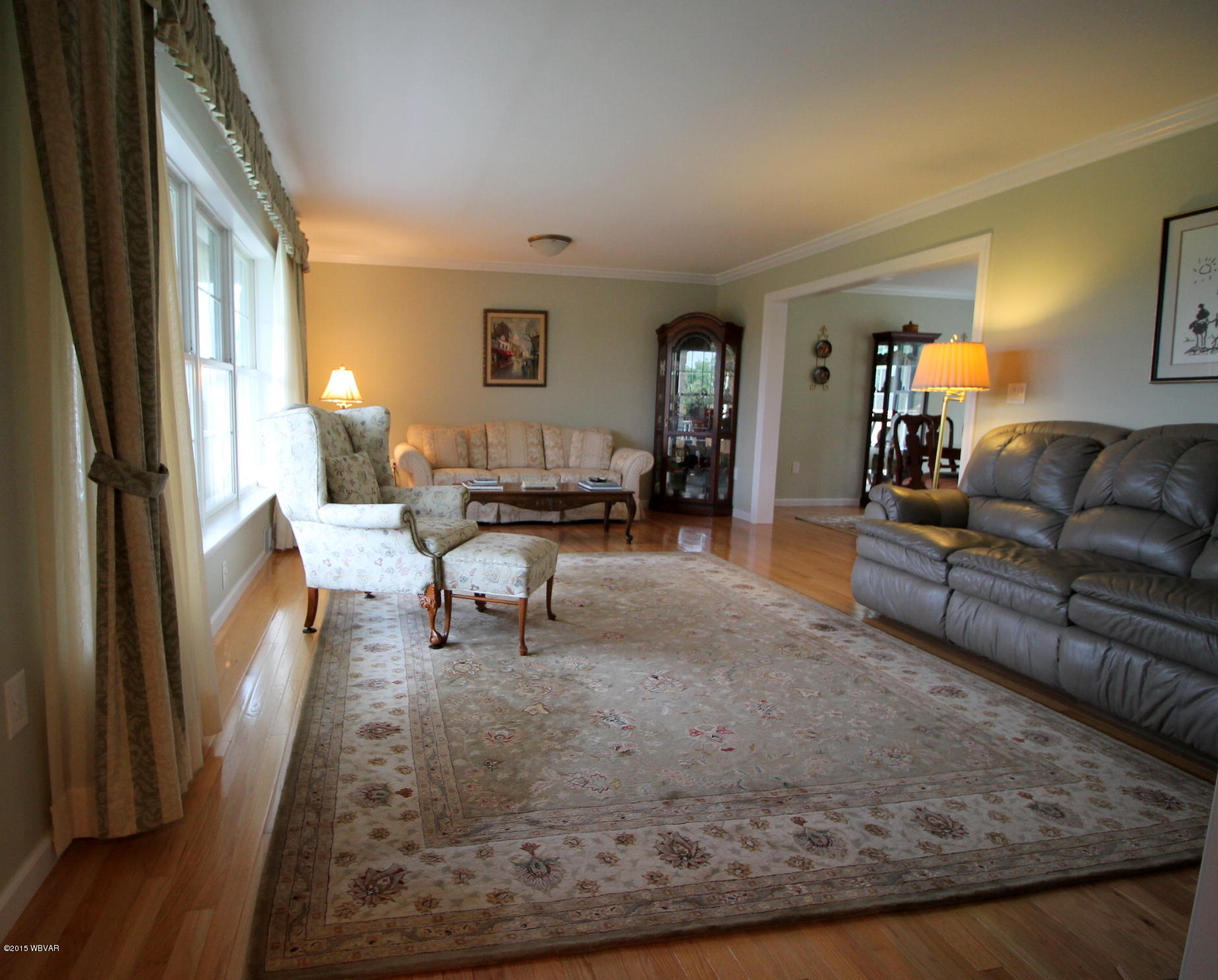 1938 Ridge Crest Circle Williamsport, PA 17701 - Photo 5 of 22 Living Room with beautiful hardwood flooring
