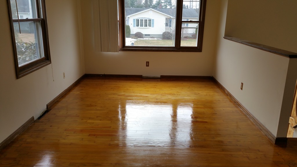 10 Labelle Drive Springfield, MA 01129 - Photo 3 of 7 a view of an empty room with wooden floor and a window