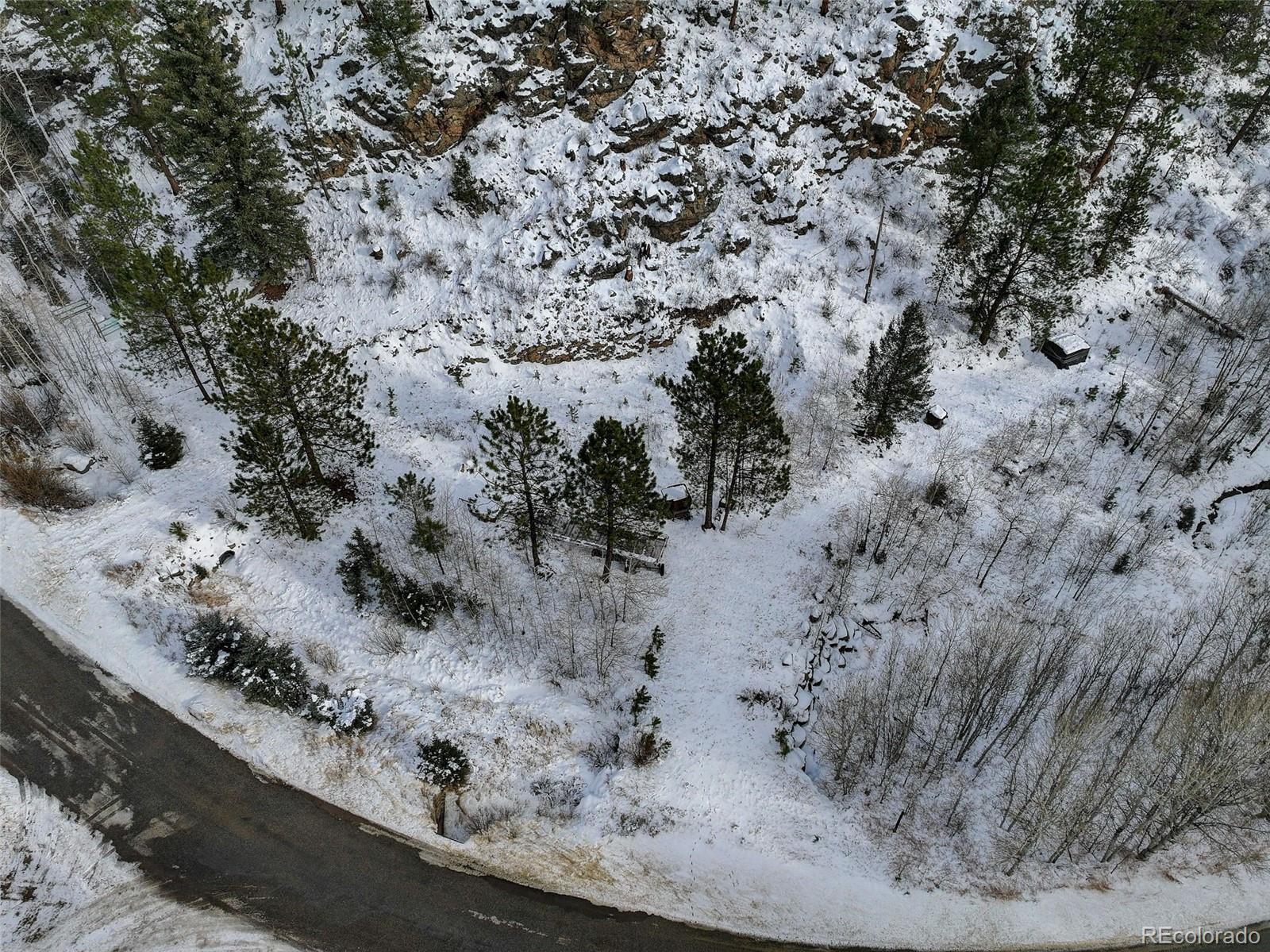 400 Crow Valley Road Bailey, CO 80421 - Photo 9 of 19 a view of a yard with wooden fence
