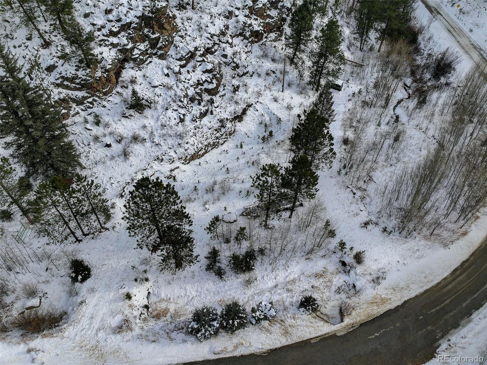 400 Crow Valley Road Bailey, CO 80421 - Photo 10 of 19 a view of a backyard with wooden fence
