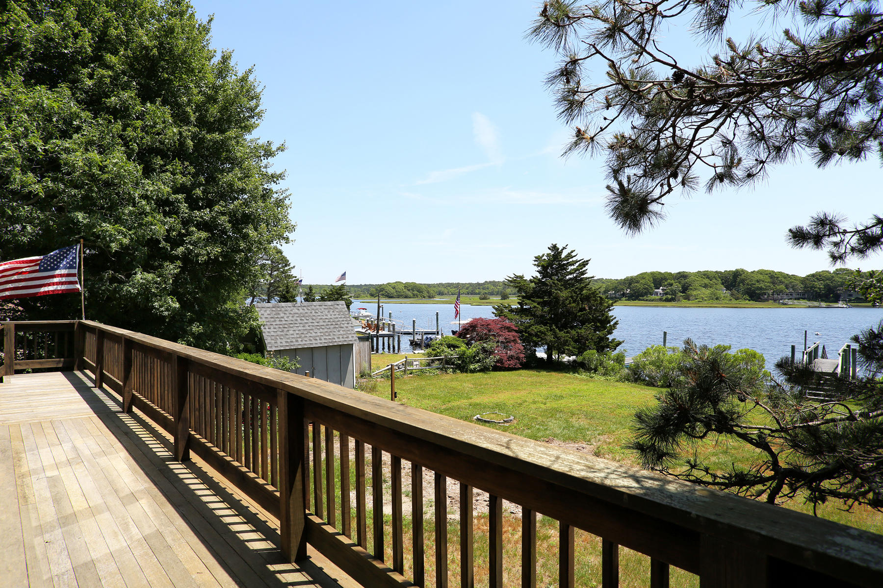 256 Monomoscoy Road Mashpee, MA 02649 - Photo 28 of 28 a view of balcony with outdoor space and river