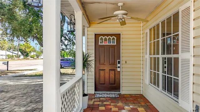a view of a house with a patio