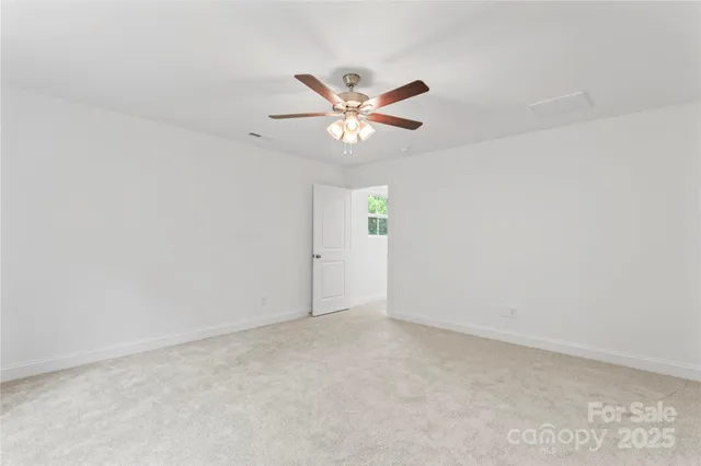 a view of an empty room