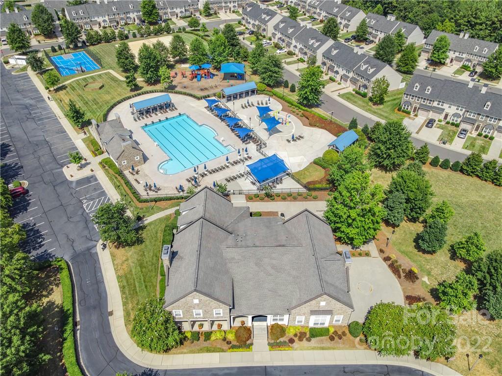 6809 Evanton Loch Road Charlotte, NC 28278 - Photo 27 of 30 an aerial view of a house with outdoor space