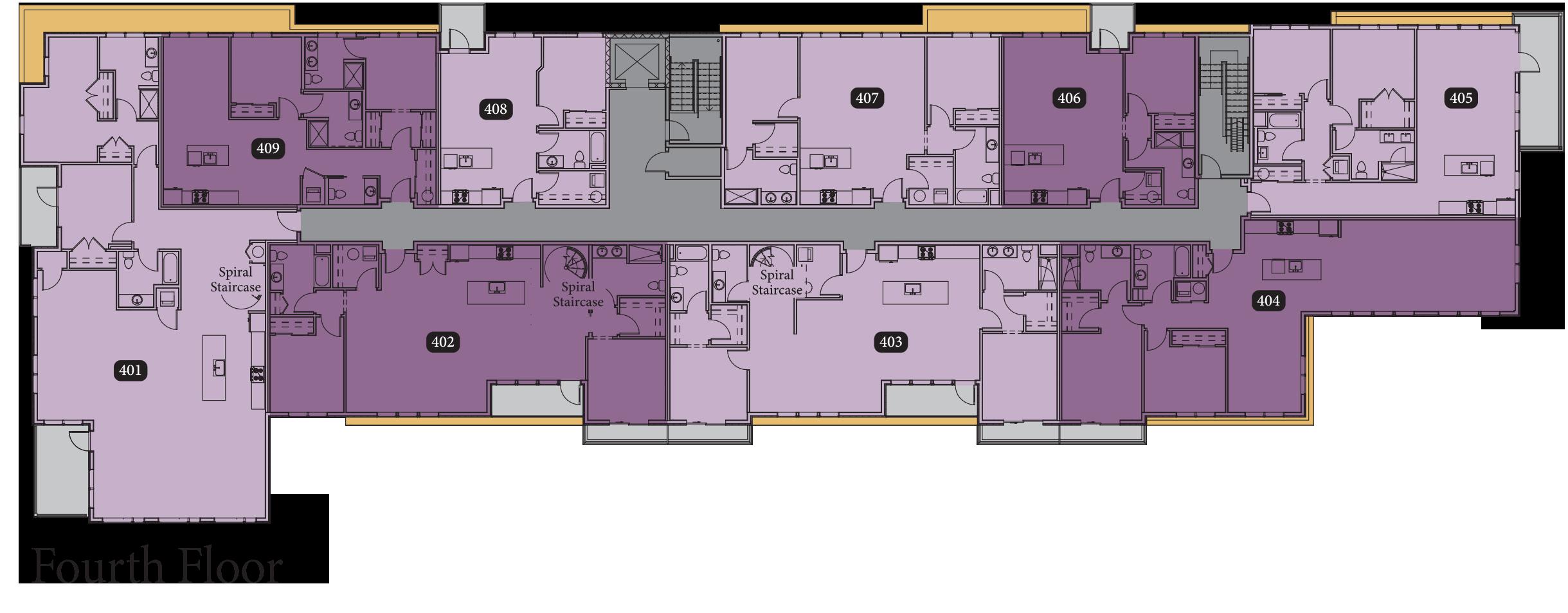 218 Washington Avenue, Unit 406 Portland, ME 04101 - Photo 20 of 20 4th Floor Plan