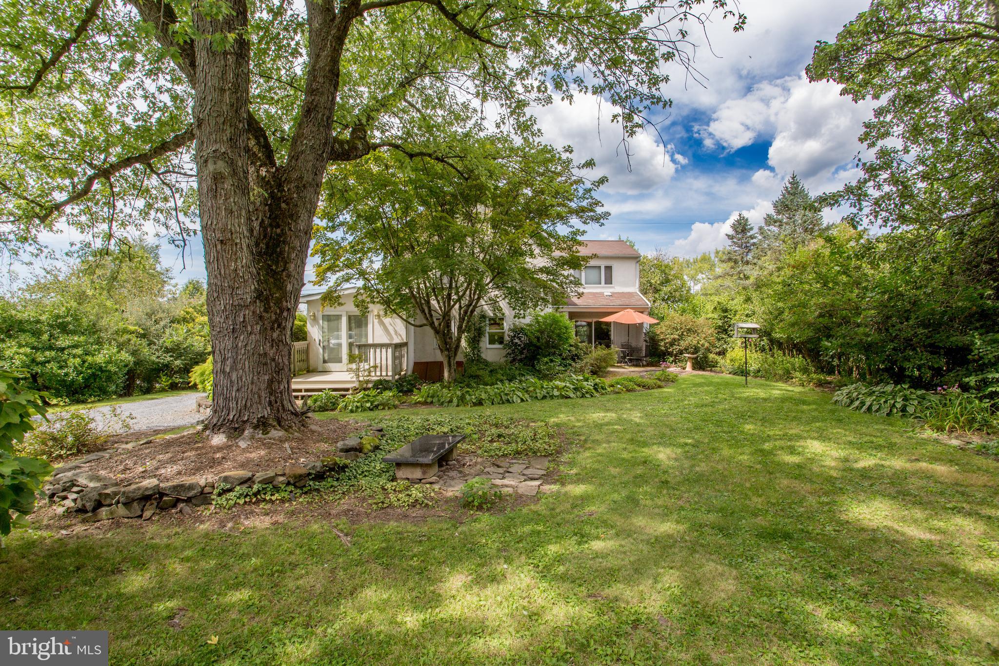 3416 Bursonville Road Riegelsville, PA 18077 - Photo 60 of 69 a backyard of a house with lots of green space