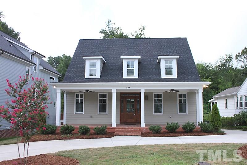 508 Mial Street Raleigh, NC 27608 - Photo 1 of 25 This 2.5 year new home is so inviting with a large covered, brick paver porch. Plenty of room for family and friends to gather and socialize with neighbors.