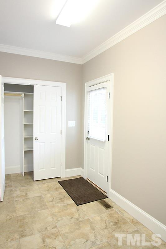 508 Mial Street Raleigh, NC 27608 - Photo 14 of 25 The mudroom off the kitchen has doors that lead to the back deck, a large closet that serves as a pantry/broom closet and it has hookups for an alternative location for the laundry on the main floor. Currently the laundry is located on the 2nd floor.