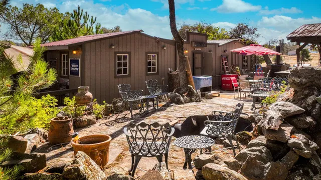 a view of a lake with trees