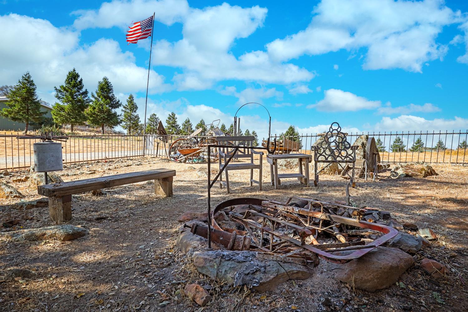 7080 Gwin Street Valley Springs, CA 95252 - Photo 50 of 96 a view of a backyard and swimming pool