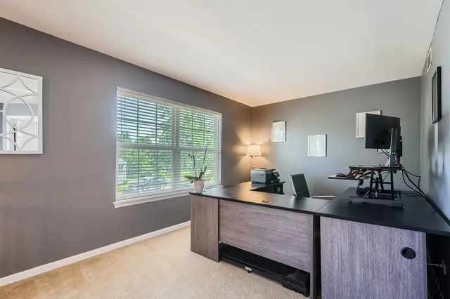 a very nice looking room with a large window