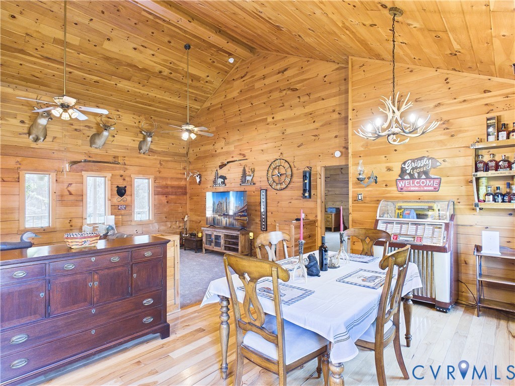 469 Jenkins Church Road Cumberland, VA 23040 - Photo 10 of 40 a view of a city from a dining room