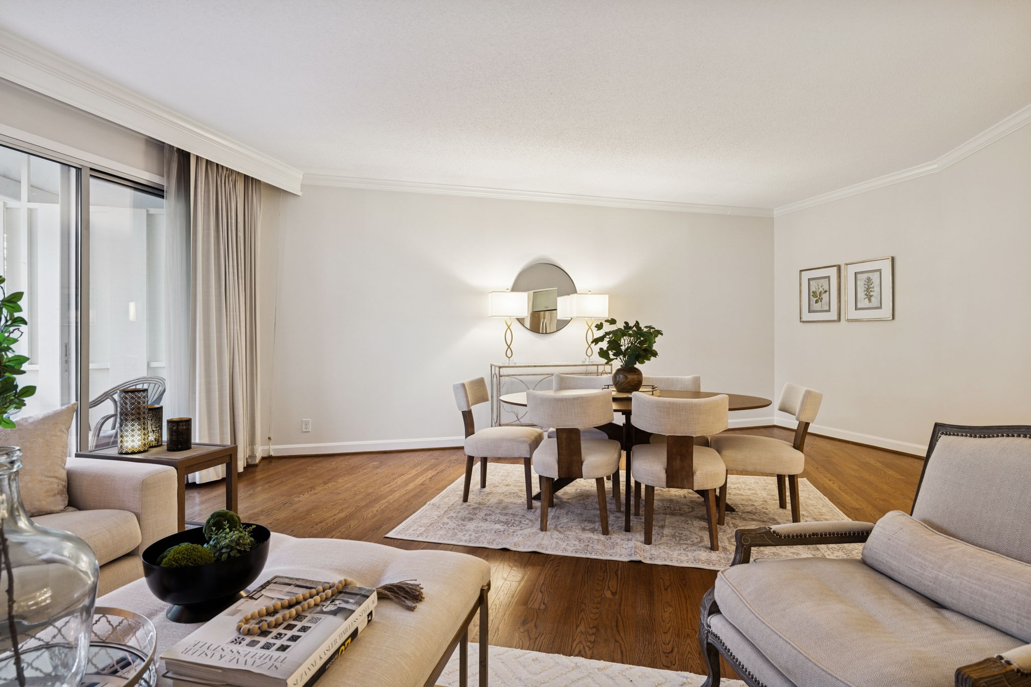 4215 Harding Pike, Unit 204 Nashville, TN 37205 - Photo 12 of 40 a living room with furniture and a wooden floor