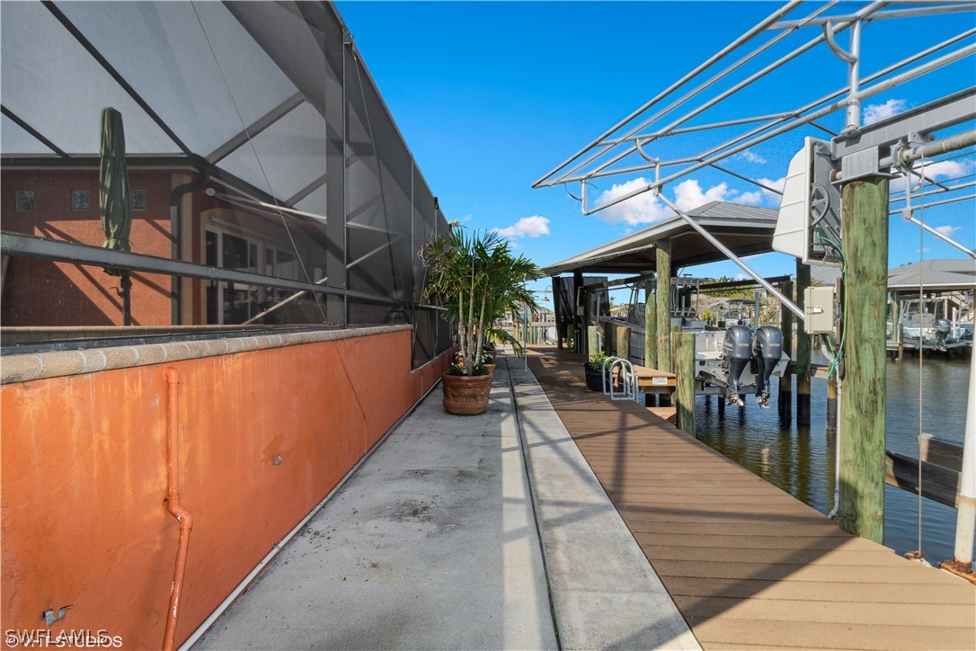 3554 Ruby Avenue St. James City, FL 33956 - Photo 36 of 43 a view of a balcony with chairs