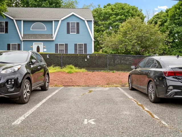 a car parked in front of a house