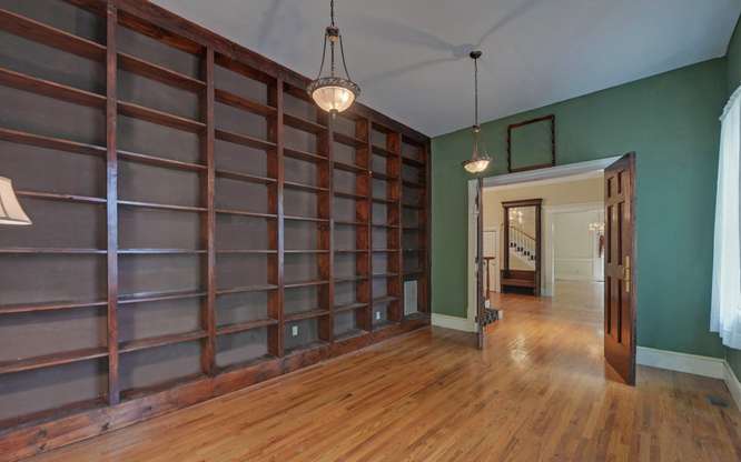 330 River Road Westminster, SC 29693 - Photo 11 of 45 A spacious study with extensive built-in shelving offers a grand entryway to the rest of the home.