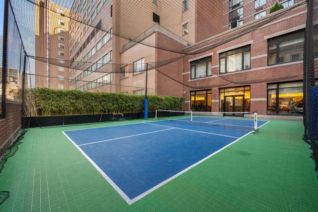 a view of a tennis court