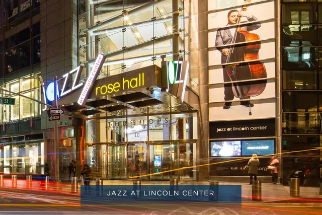 a view of a building with a glass door