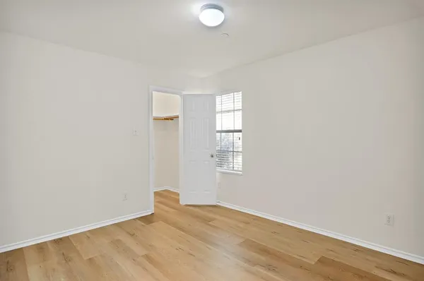a view of small space with empty racks