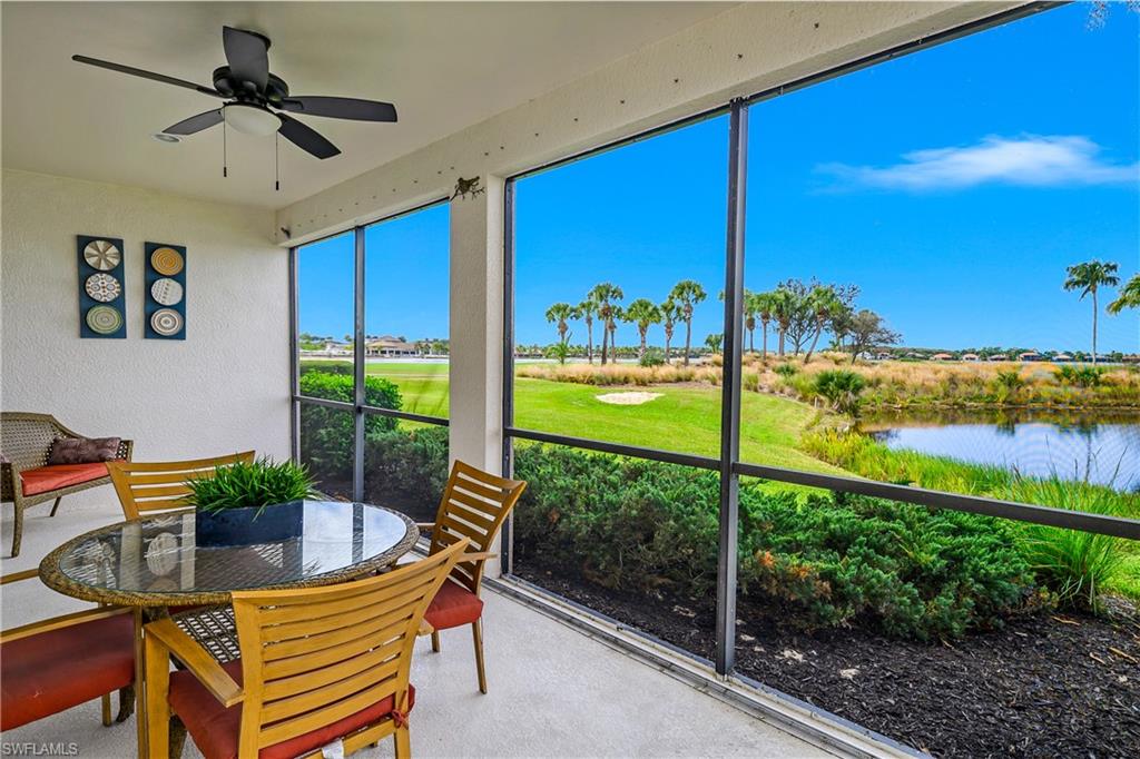 9064 Siesta Bay Drive, Unit 5102 Naples, FL 34120 - Photo 3 of 46 In addition to the amazing water and sunset views, you'll also love the view of the 2nd and 3rd holes of the championship golf course.