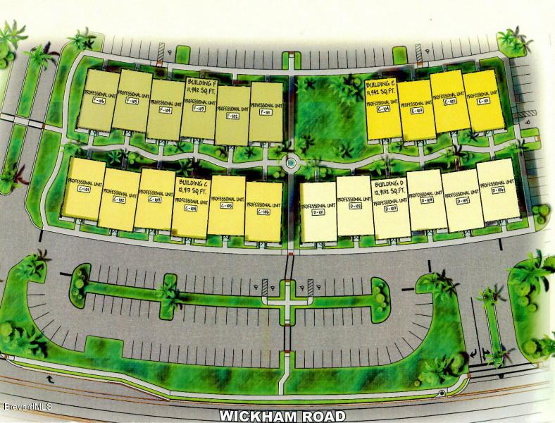 6555 North Wickham Road, Unit 105 Melbourne, FL 32940 - Photo 2 of 3 site plan bmc