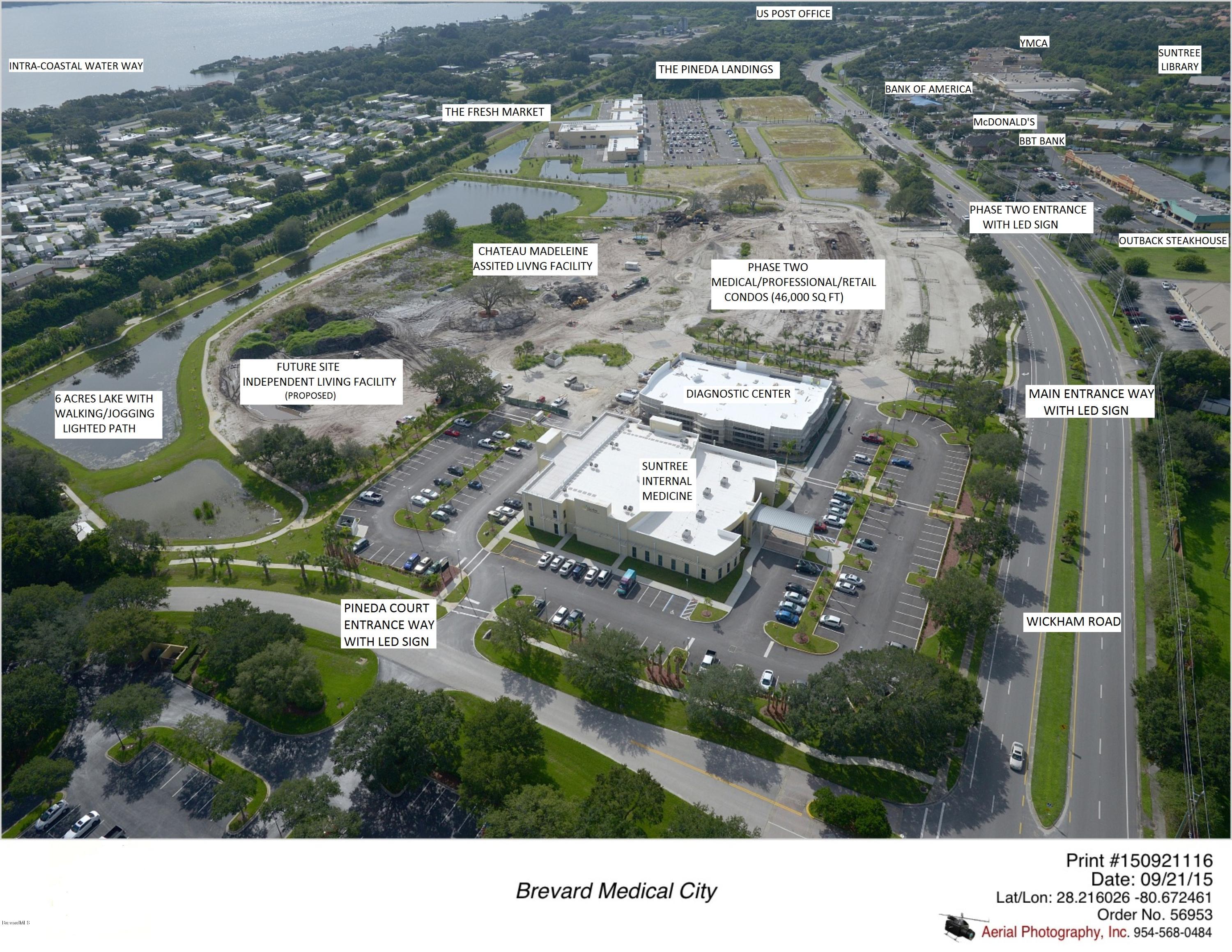 6555 North Wickham Road, Unit 105 Melbourne, FL 32940 - Photo 3 of 3 BMC_Labeled_AERIAL_2015-09-21(1)