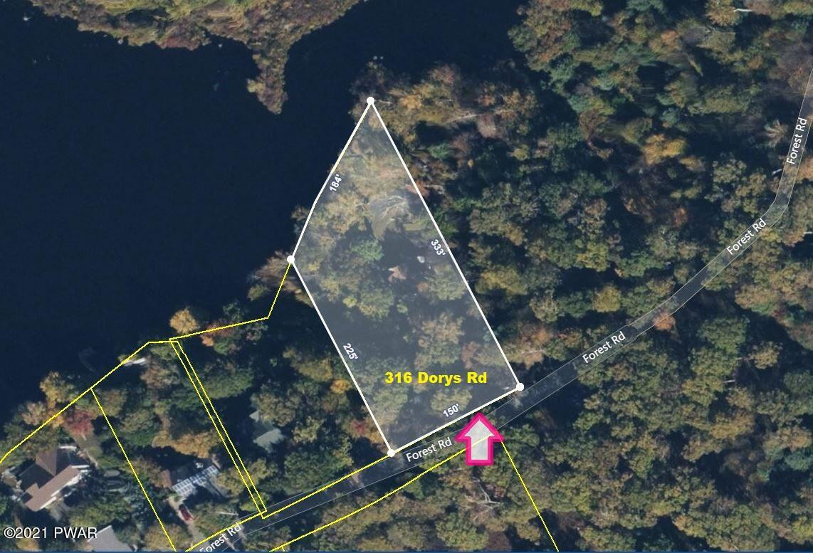 316 Dorys Road Dingmans Ferry, PA 18328 - Photo 39 of 41 Aerial 1