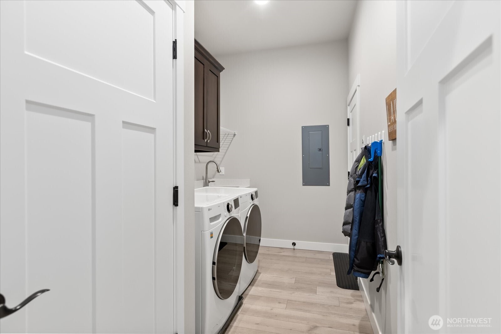 20434 Benson Ridge Mount Vernon, WA 98274 - Photo 15 of 31 a view of storage and utility room with washer and dryer