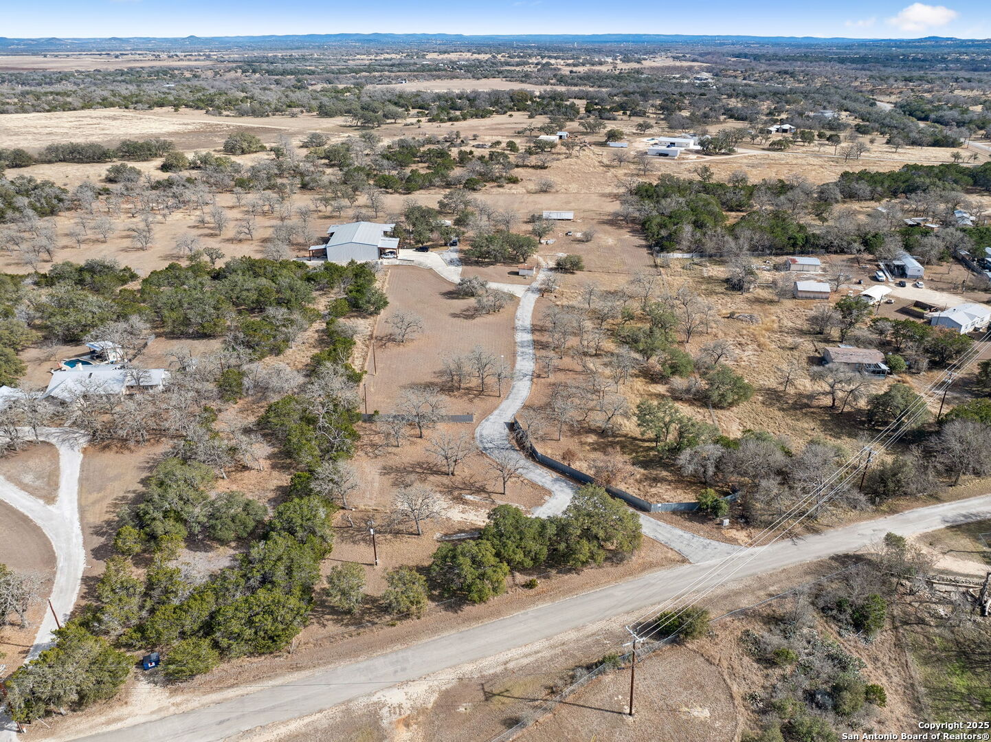 200 Highland Drive Bandera, TX 78003 - Photo 36 of 46 an aerial view of residential houses with outdoor space