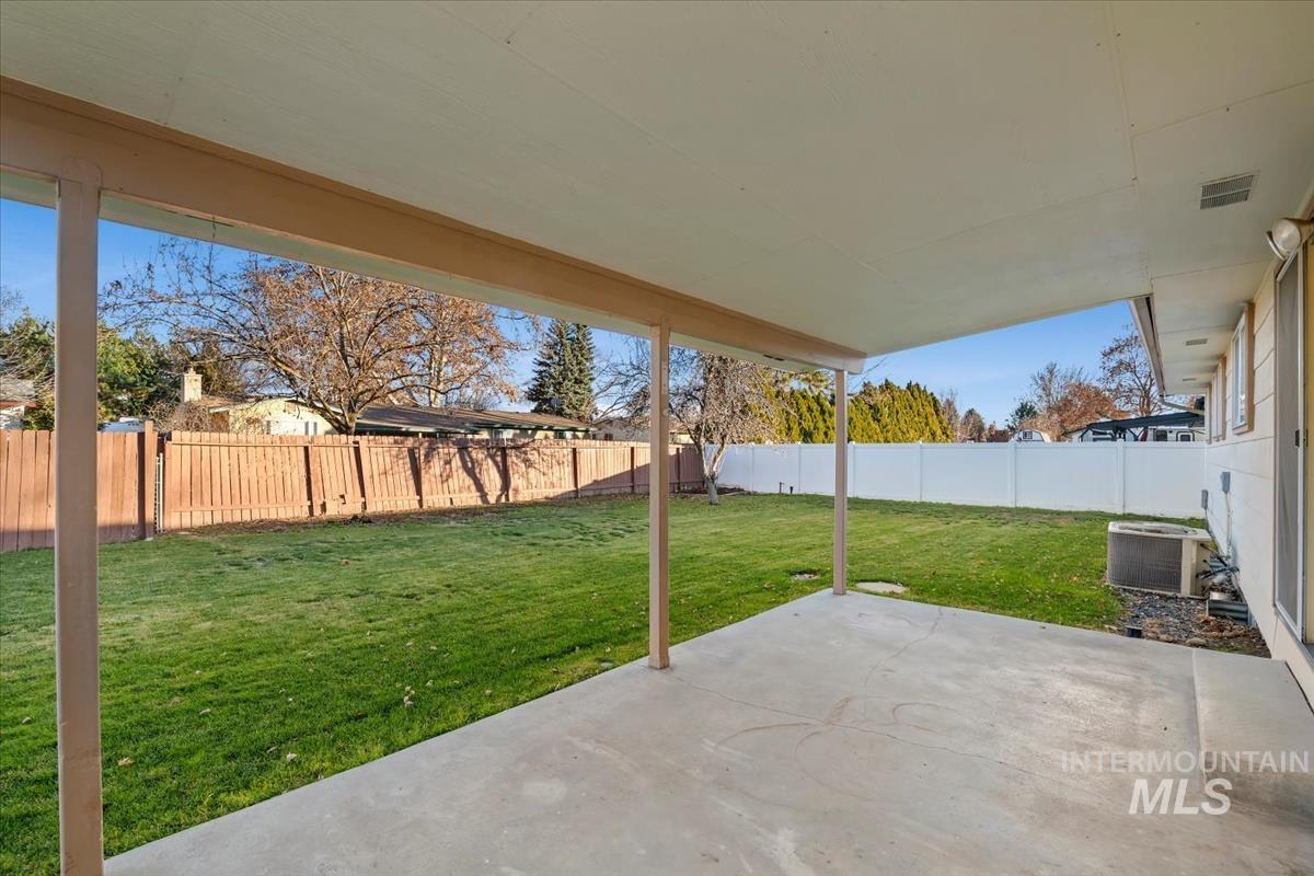 3850 Rugby Drive Boise, ID 83704 - Photo 40 of 44 Fenced backyard featuring a patio