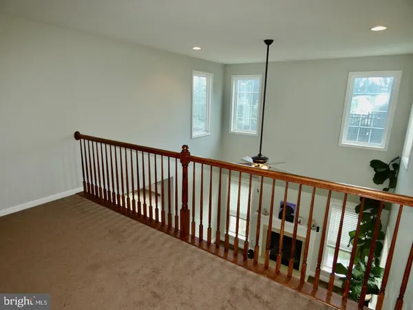 an empty room with an entryway