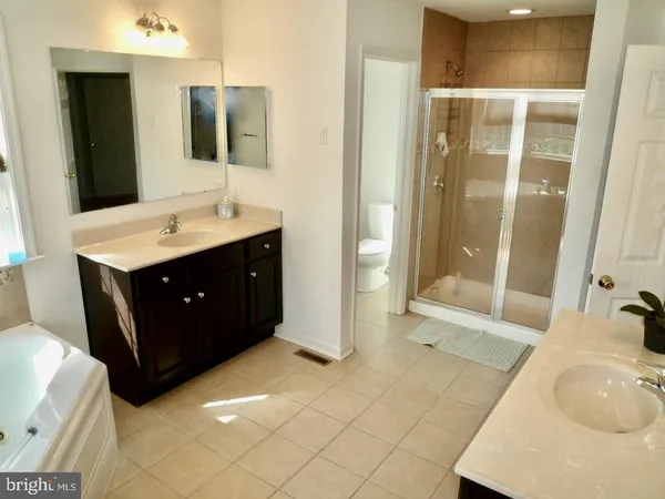 a view of an ocean and yard