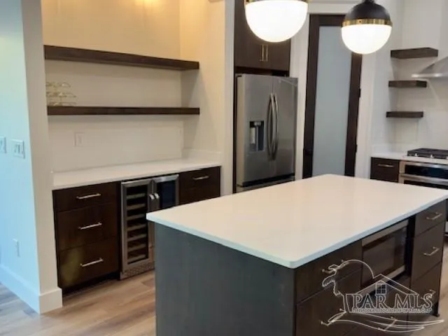 a kitchen with a sink and a window