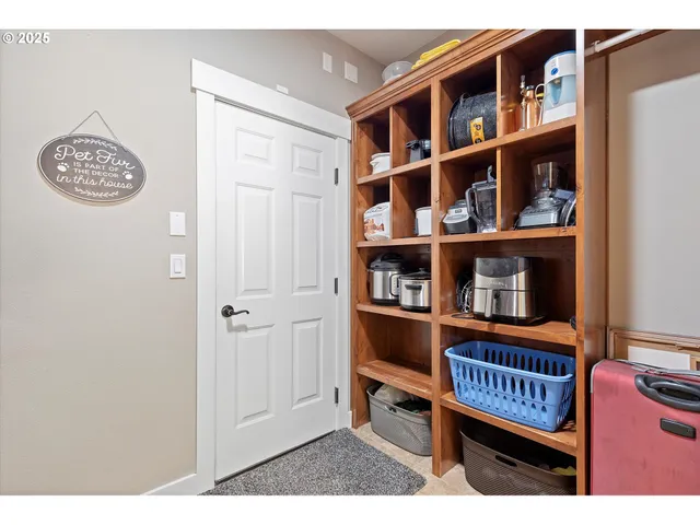 a room with gym equipment