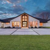 a view of outdoor space yard and front view of a house