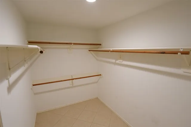 a close view of closet