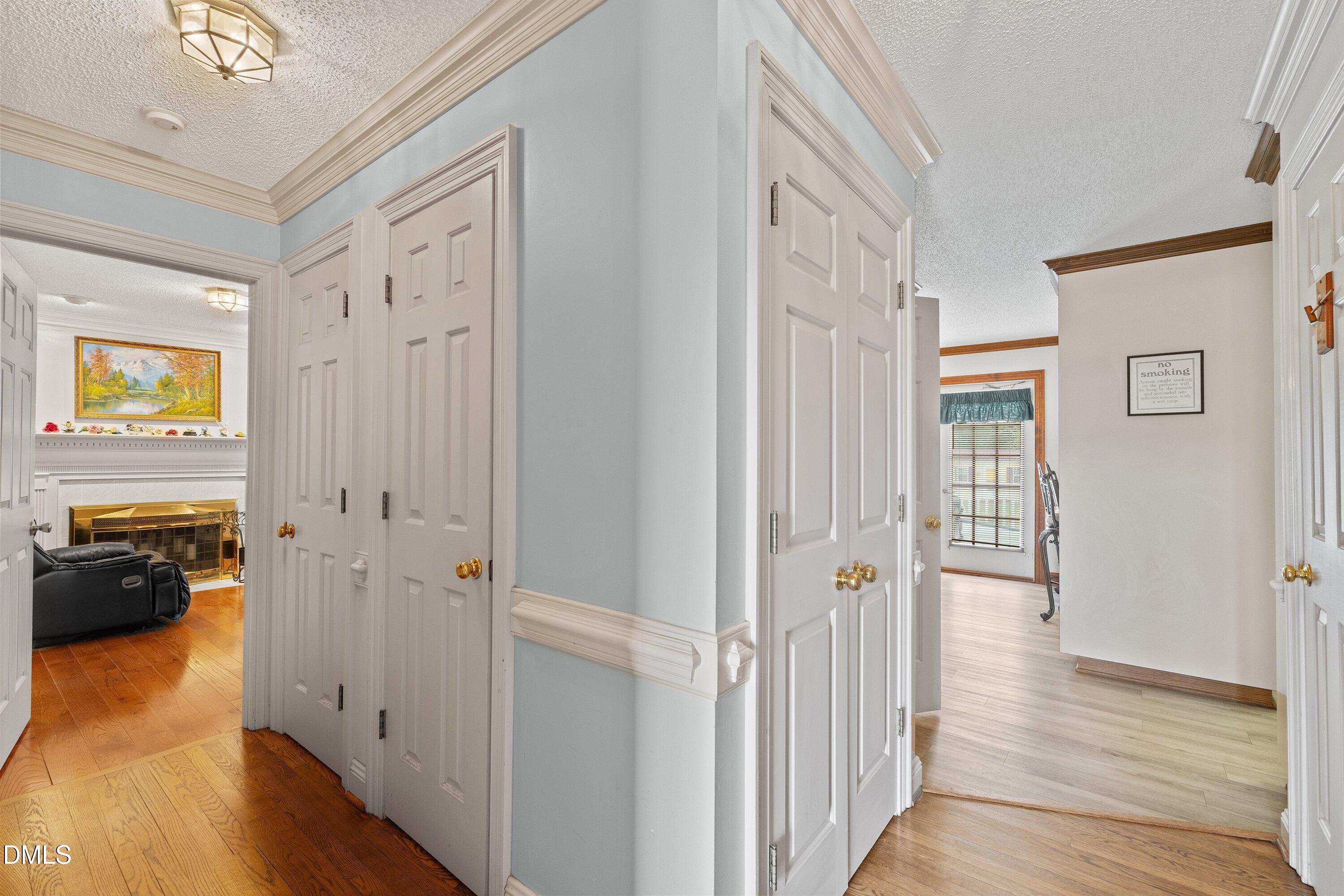 6314 Old Davis Road Sims, NC 27880 - Photo 15 of 71 a view of a hallway with wooden floor and windows