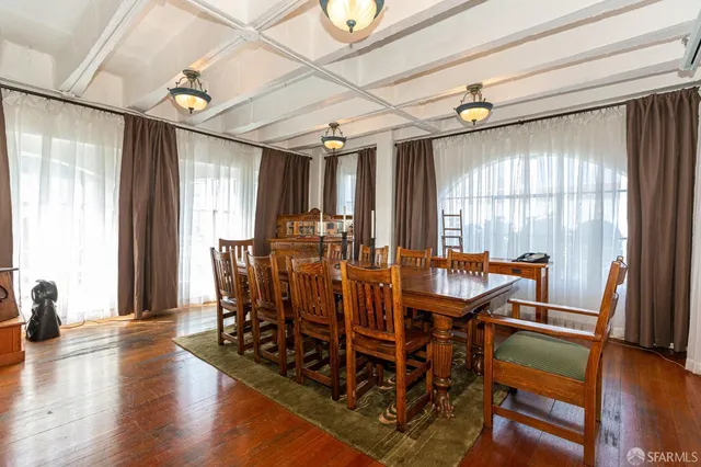 a view of an front door