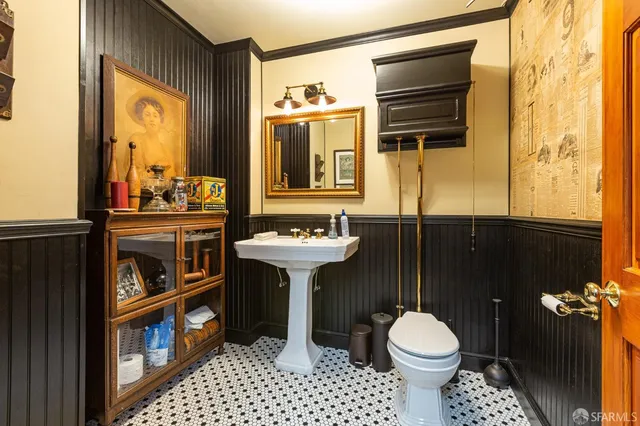 a close view of dining table