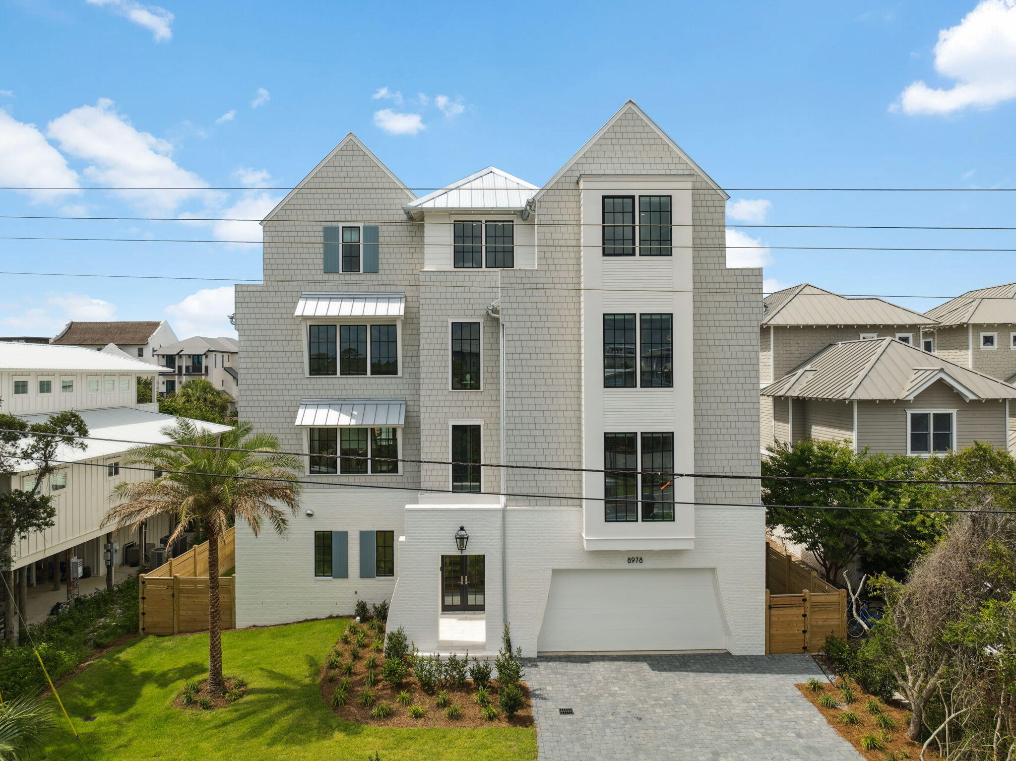 8978 East County Highway Inlet Beach, FL 32461 - Photo 107 of 116 a front view of a house with a yard