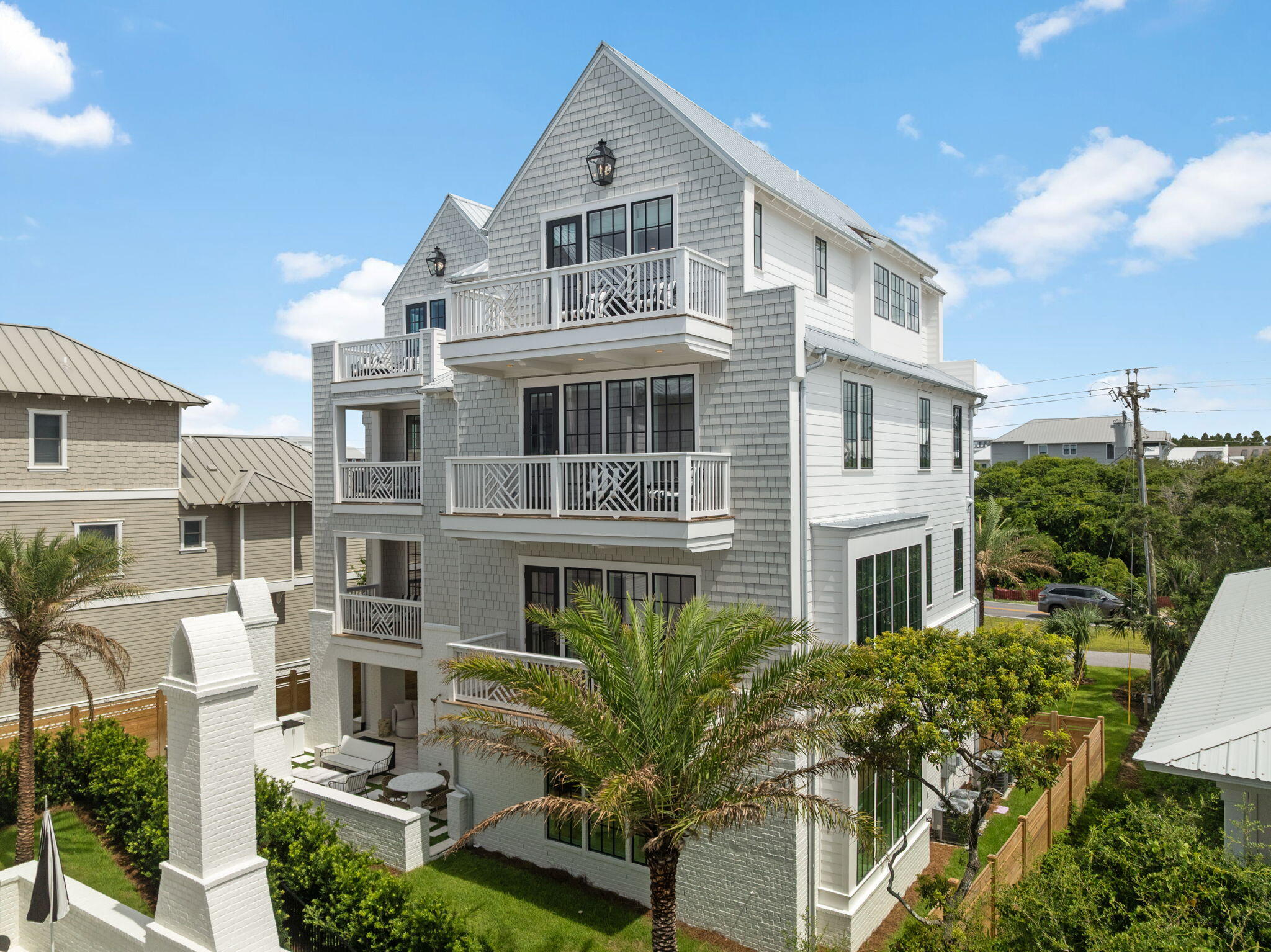 8978 East County Highway Inlet Beach, FL 32461 - Photo 114 of 116 a front view of a house with a yard