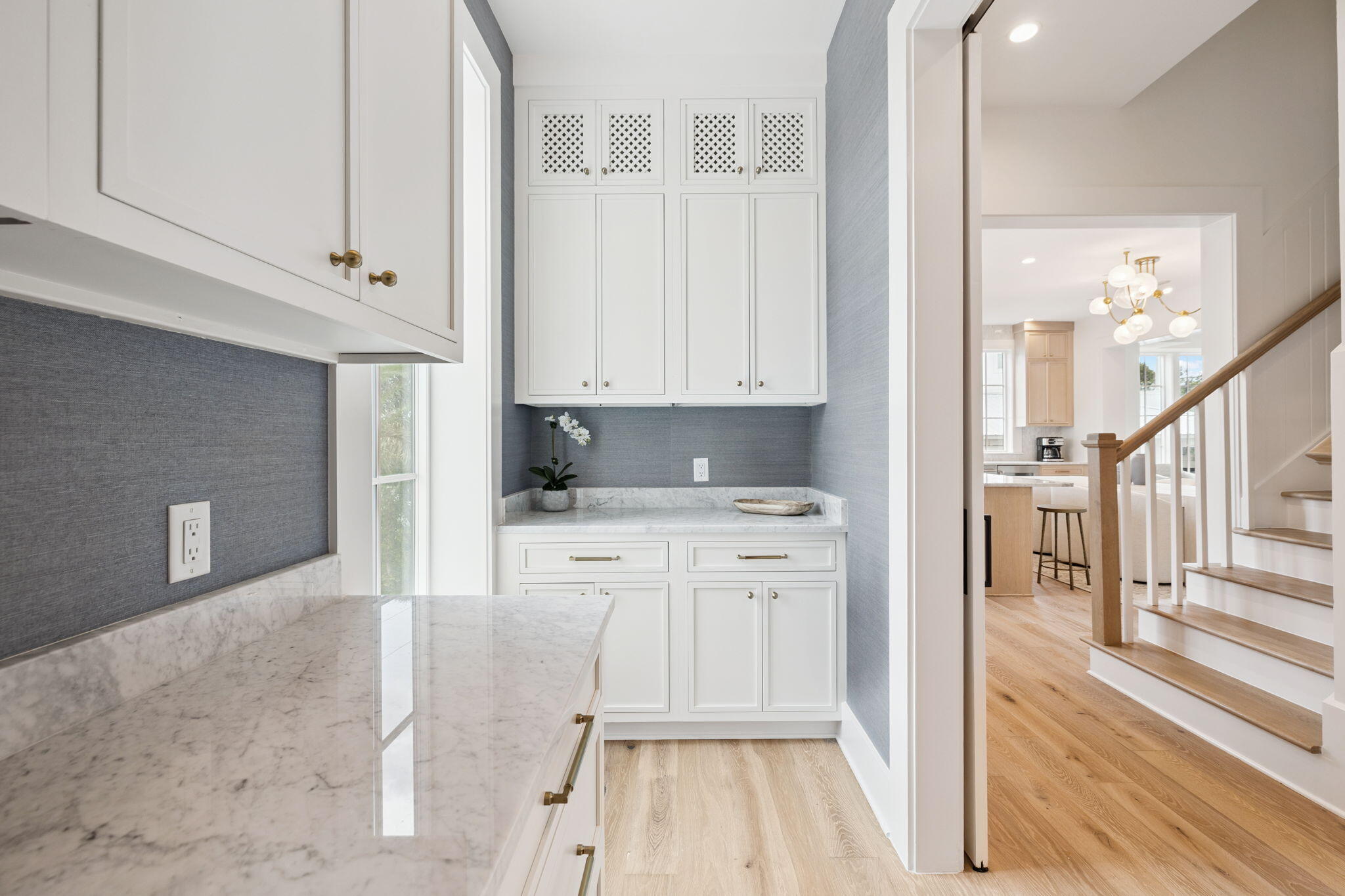 8978 East County Highway Inlet Beach, FL 32461 - Photo 35 of 118 a kitchen with stainless steel appliances granite countertop a refrigerator and a stove top oven