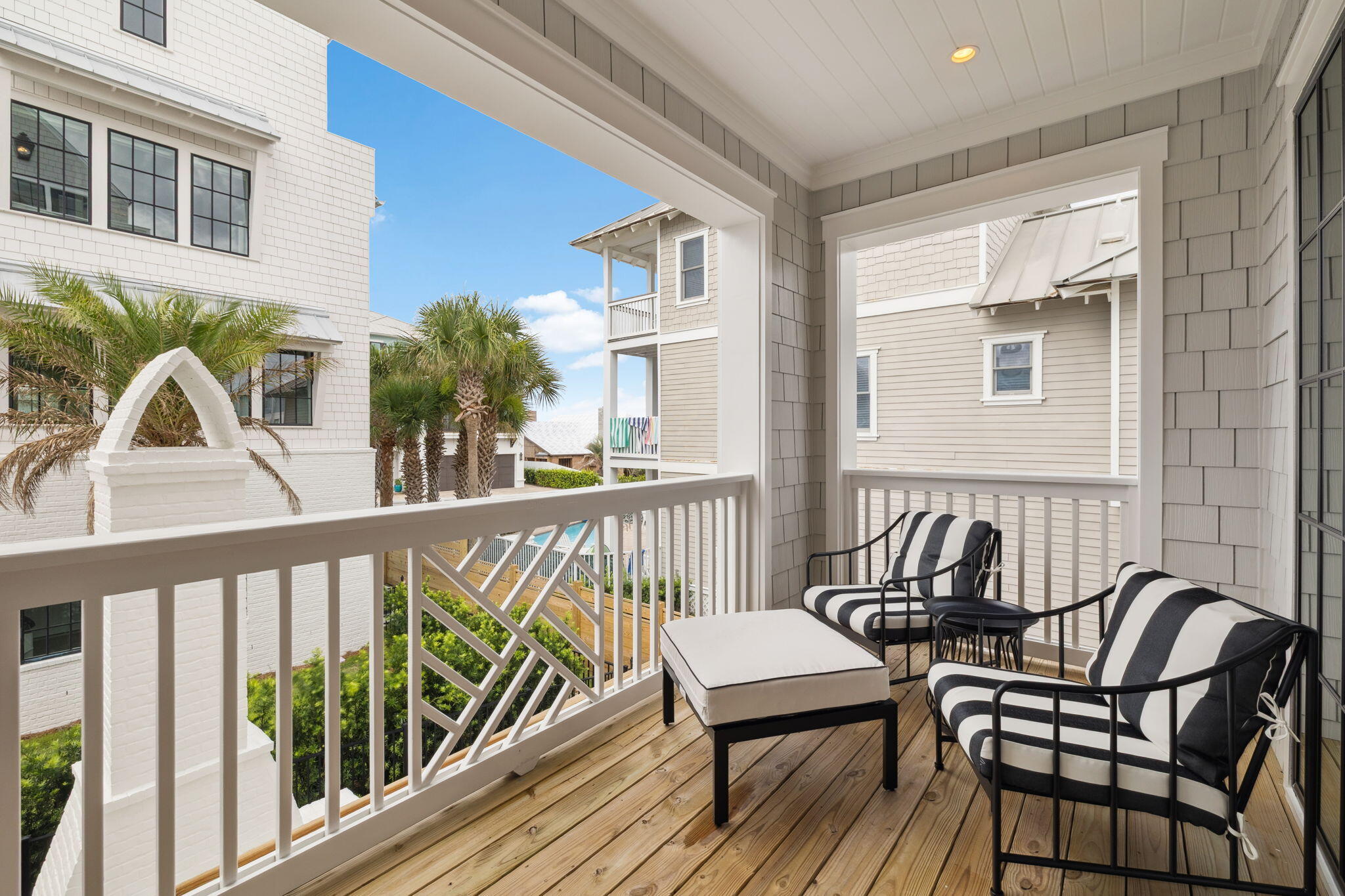 8978 East County Highway Inlet Beach, FL 32461 - Photo 40 of 116 a view of a chairs and table in the balcony