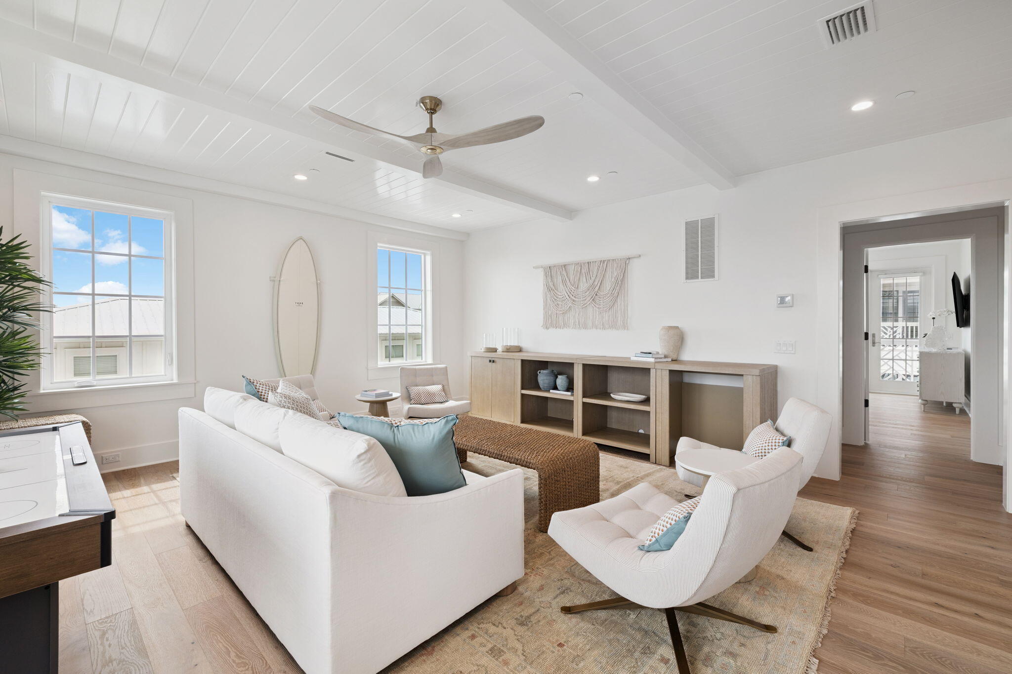 8978 East County Highway Inlet Beach, FL 32461 - Photo 65 of 116 a living room with furniture and wooden floor