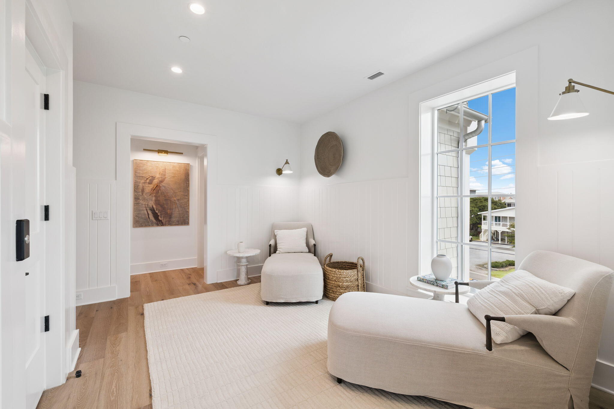 8978 East County Highway Inlet Beach, FL 32461 - Photo 66 of 118 a bedroom with two beds and painting on the wall