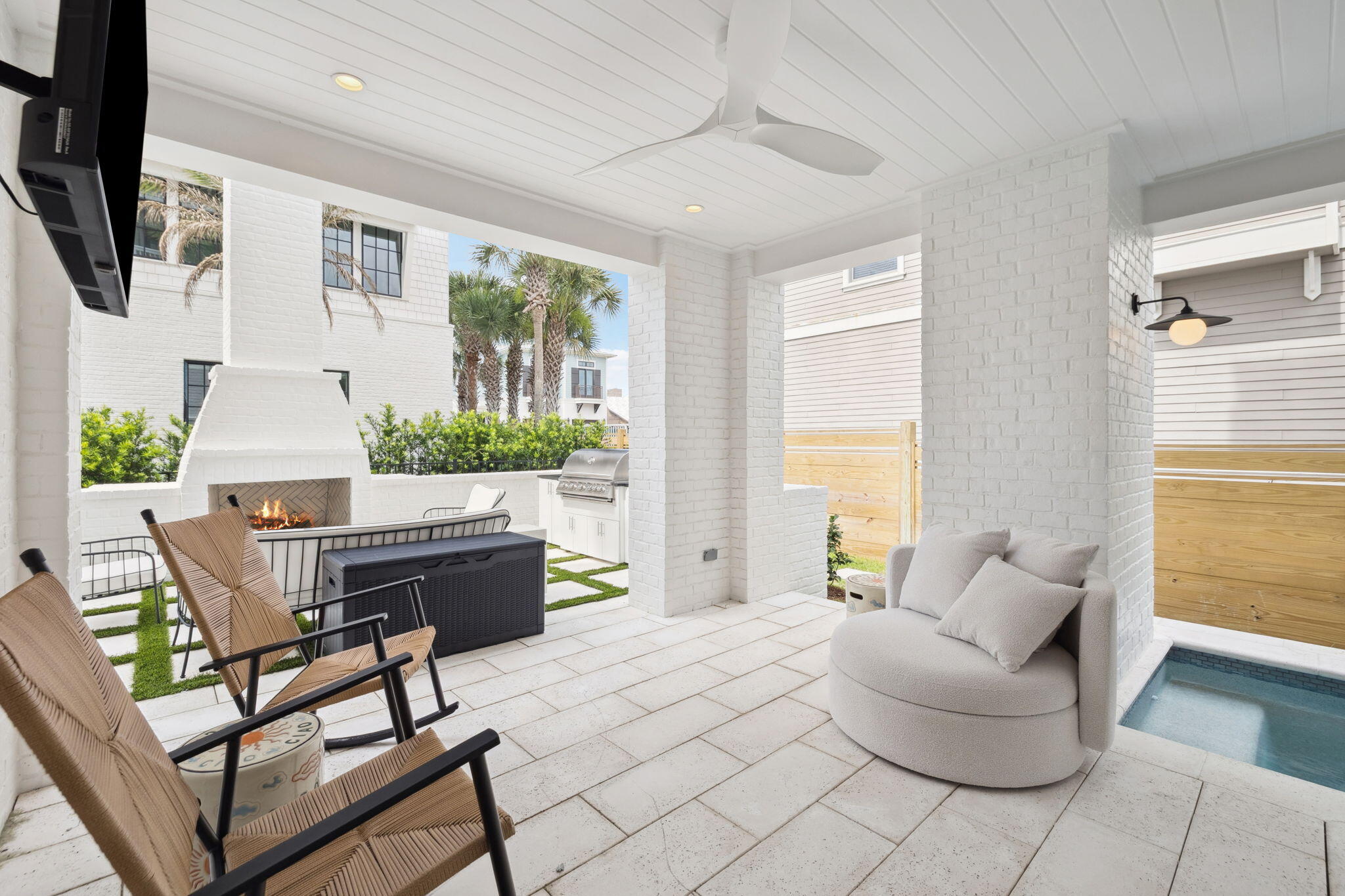 8978 East County Highway Inlet Beach, FL 32461 - Photo 10 of 118 a living room with furniture and a large window