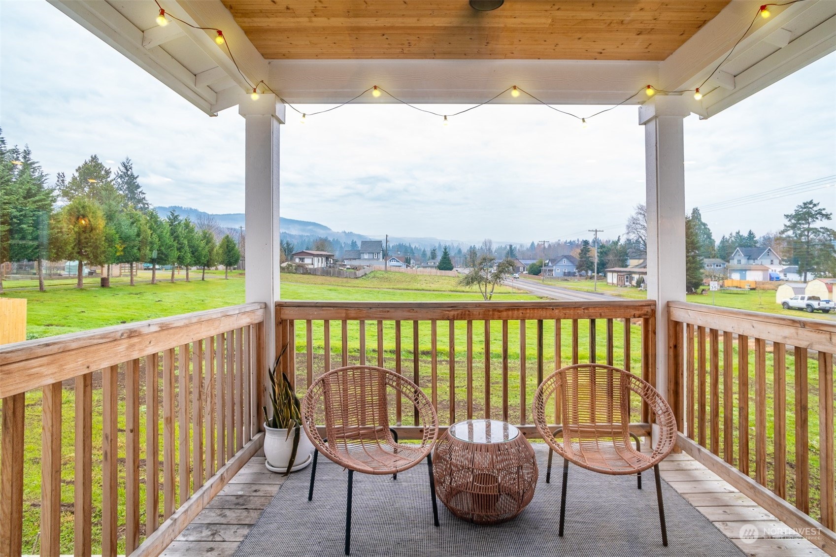 703 D Street Vader, WA 98593 - Photo 25 of 39 a view of a city from a balcony
