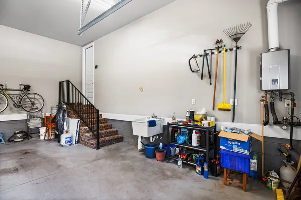 a view of storage and utility room