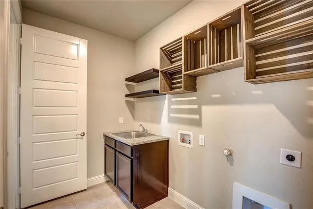 view of an empty walk in closet