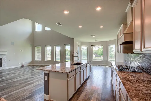 a view of a porch with a yard